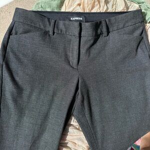 Express Editor pants Charcoal gray tweed (Size 8R)